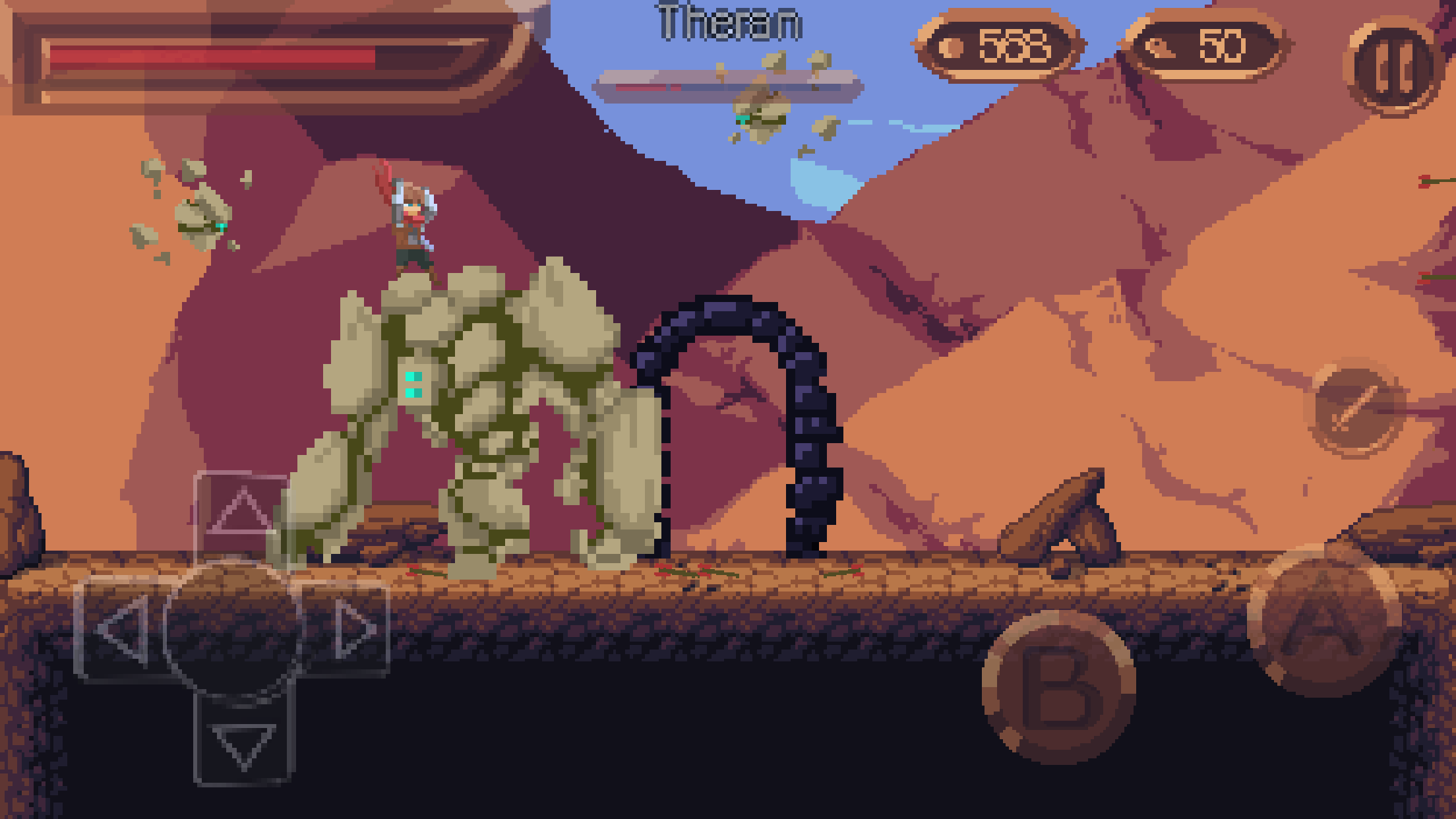 Pojedynek z bossem w klimatycznej, mrocznej scenerii Unbroken Soul