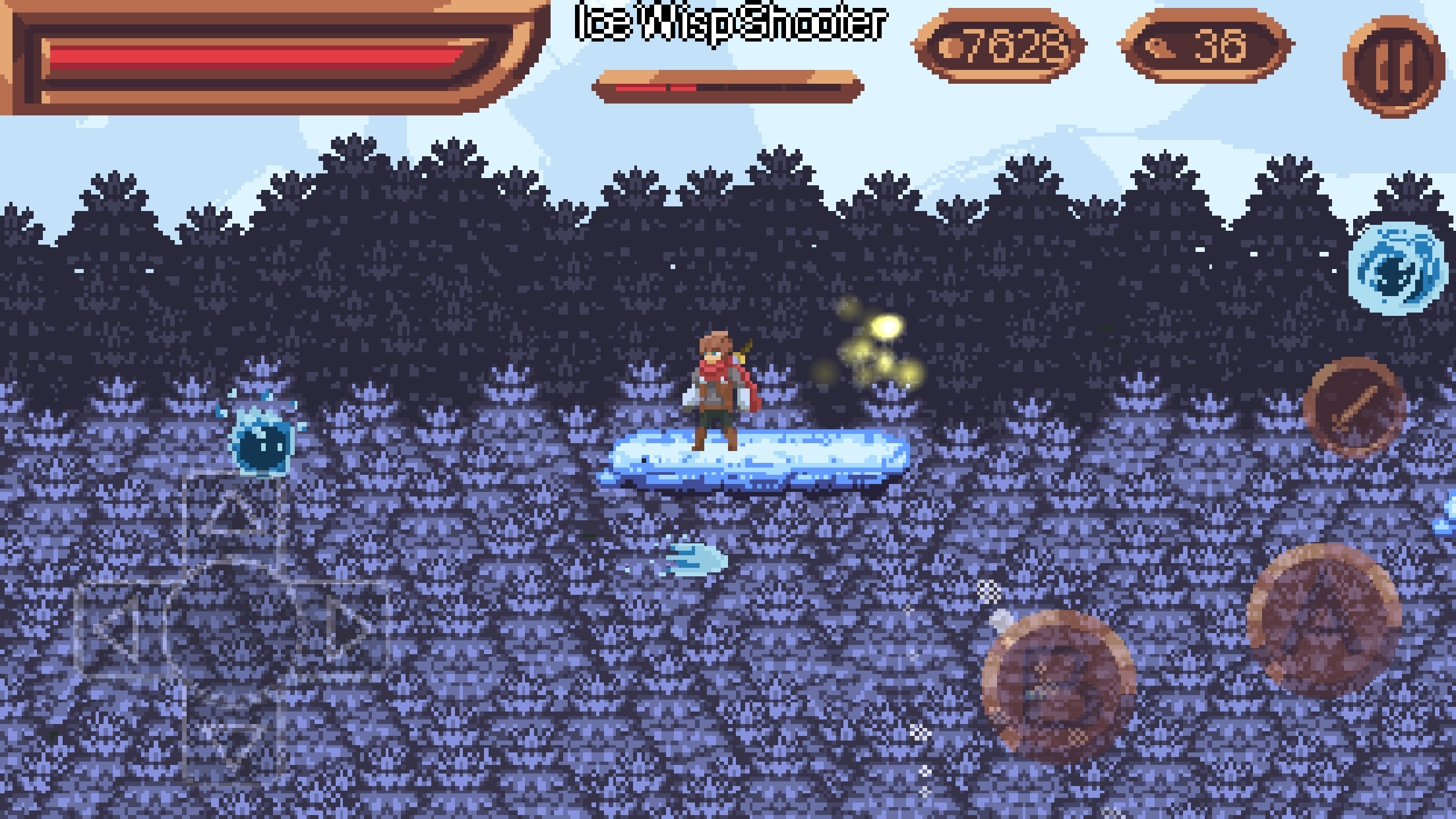 Pojedynek z potężnym bossem w mrocznej scenerii