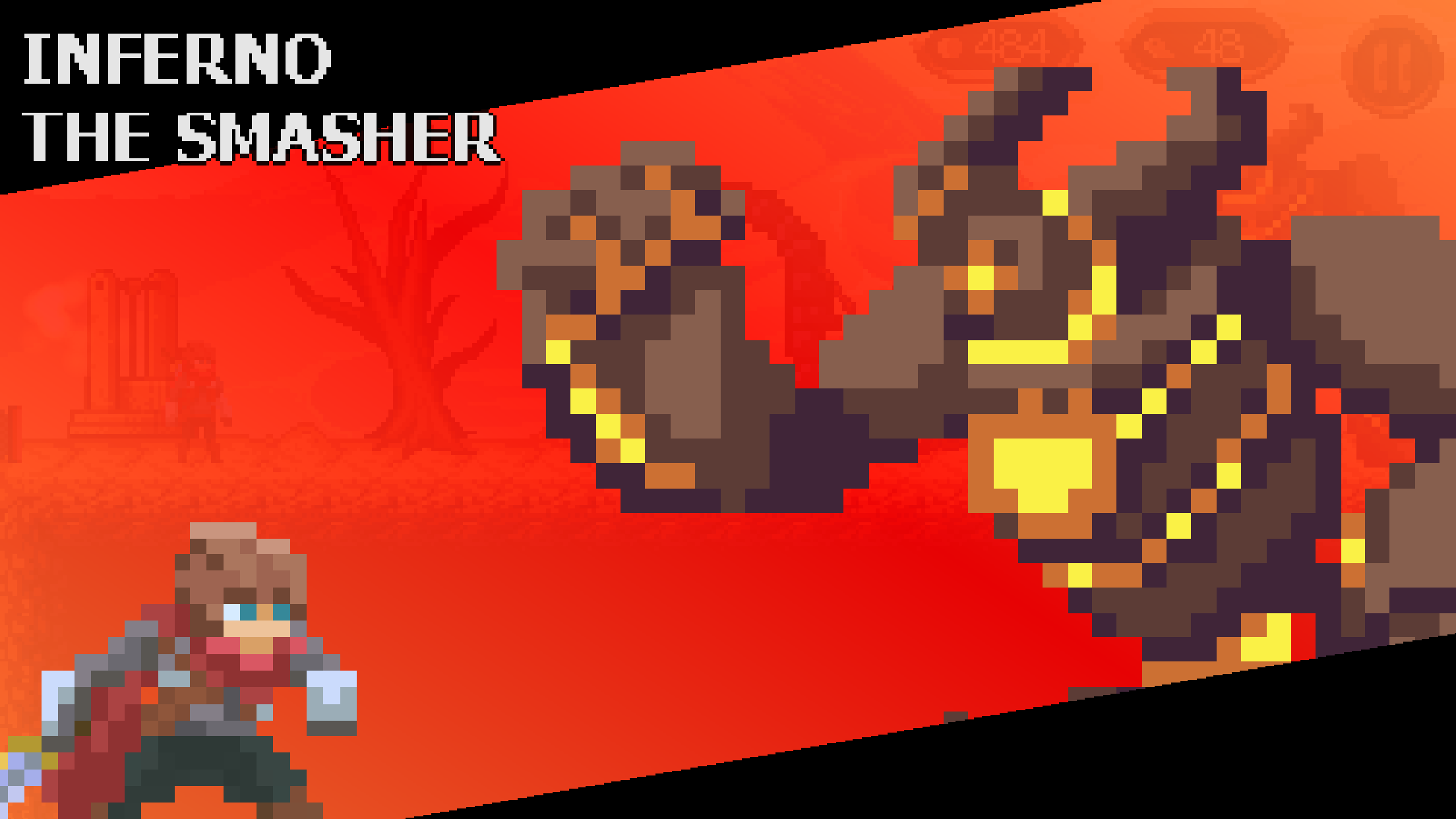 Wąski most nad otchłanią w ponurej lokacji gry, patrolowany przez demonicznych strażników